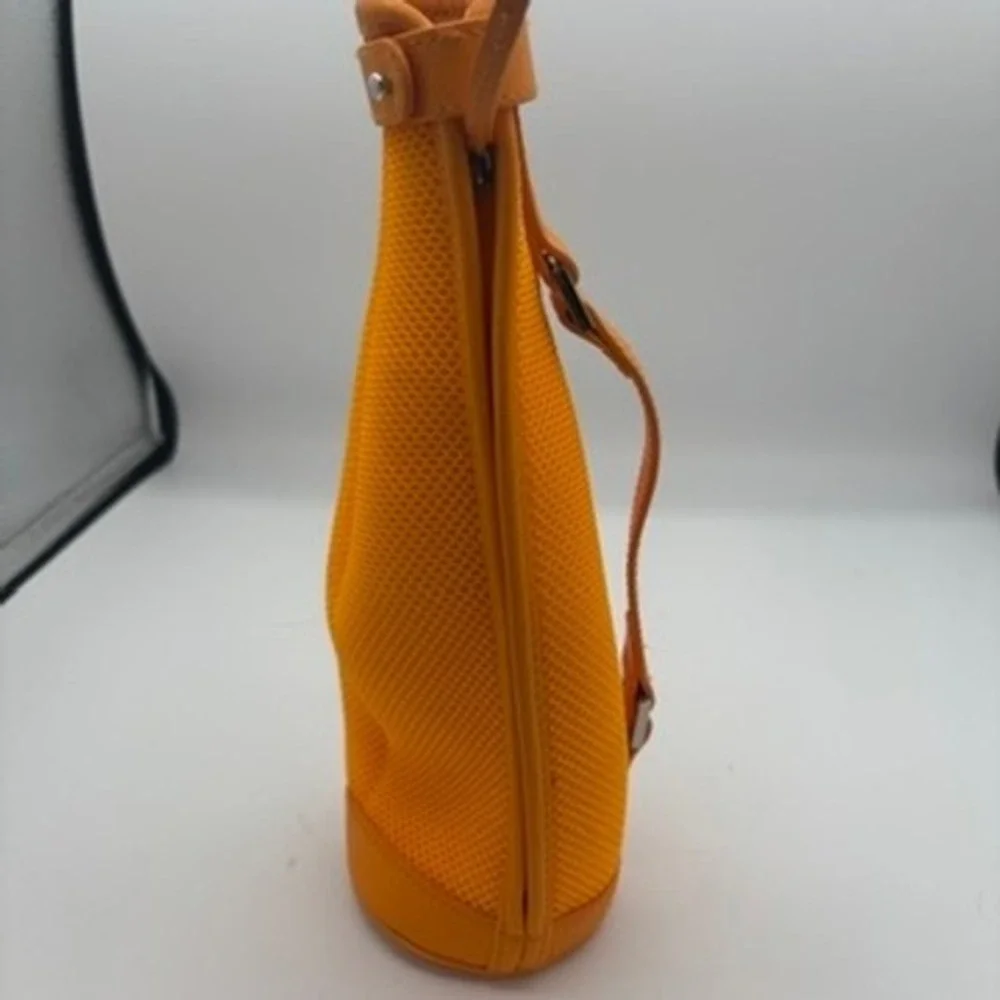 Veuve Clicquot Champagne Bottle Carrier Bag Orange Insulated Tote